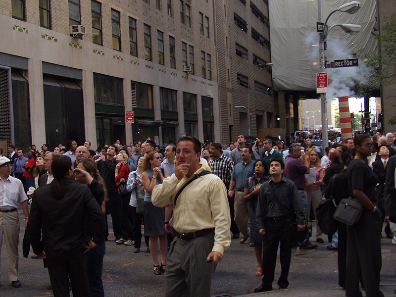 People in the streets